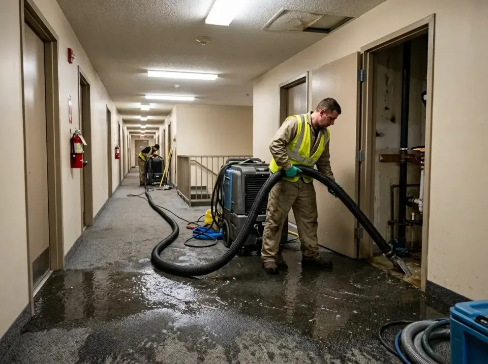 multi-unit-apartment-hallway-f-005 — frequently asked questions, Emergency Burst Pipe Water Extraction & Removal in Blythewo…